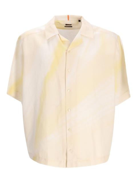 BOSS tie-dye short-sleeve shirt