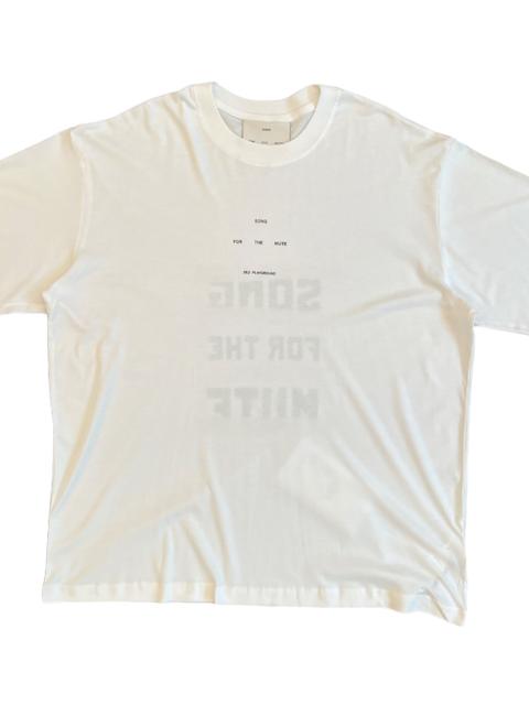Song for the Mute Logo Oversized Tee "White" 262_MTS018P1_LUXEWHT