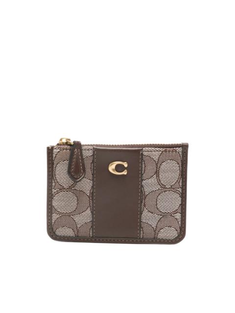 COACH Essential Signature Jacquard wallet