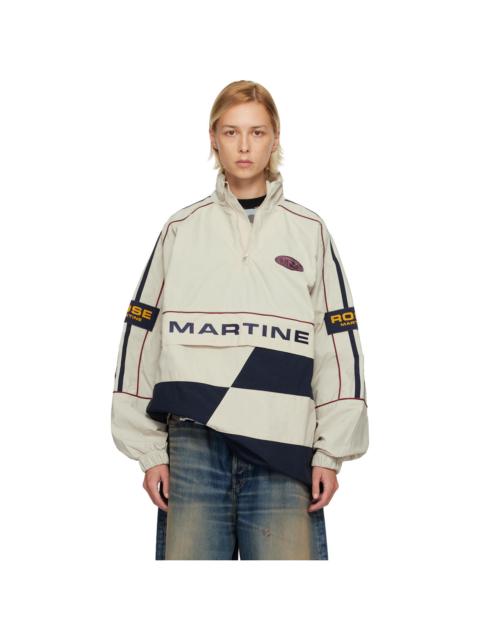 Martine Rose Beige Hockey Pullover Jacket