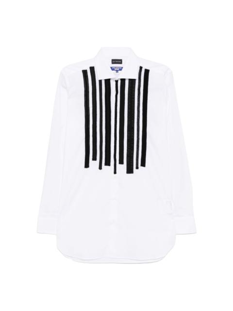 Junya Watanabe MAN embroidered detailing shirt