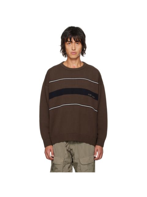 ROBYN LYNCH Brown Stripes Sweater