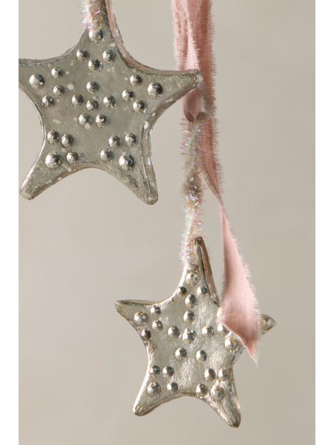 FREE PEOPLE Small Glass Star Ornament