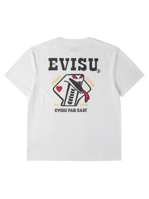 EVISU Snake and Poker T-shirt