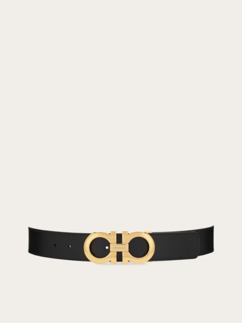 FERRAGAMO Reversible and adjustable Gancini belt