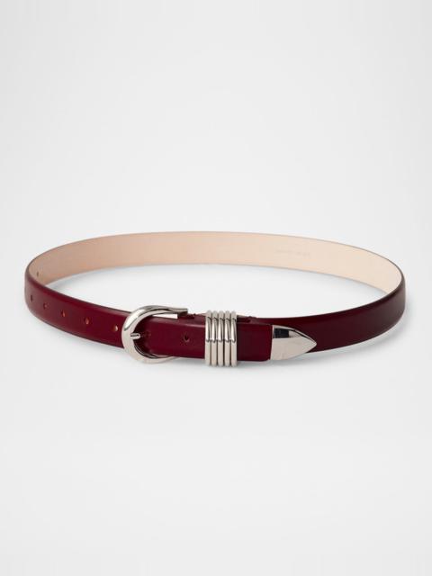 DÉHANCHE Hollyhock Leather Belt