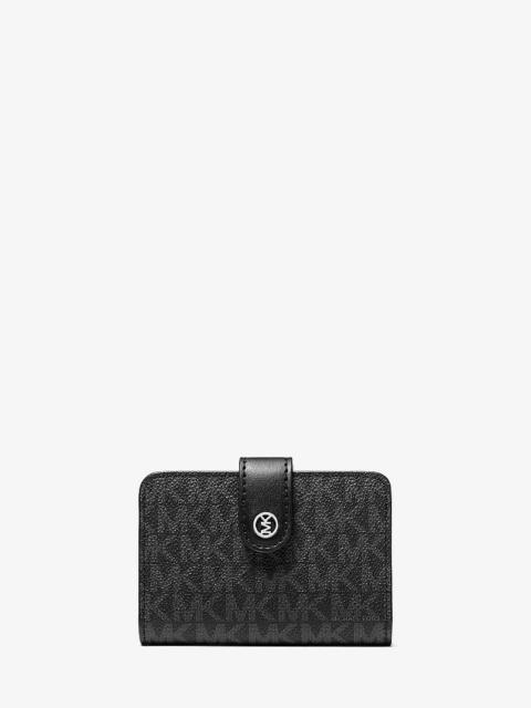 MICHAEL KORS Jet Set Travel Small Signature Logo Billfold Wallet