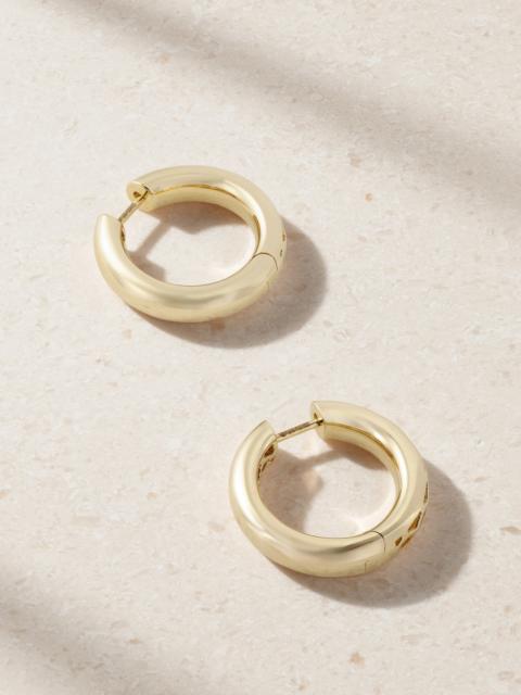 ANITA KO Cosmo 18-karat Gold Hoop Earrings