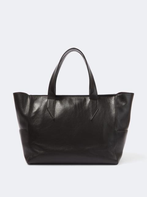 MÉTIER Passerby East-West leather tote bag