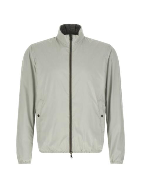 Herno reversible zip-up bomber jacket