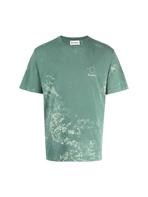 bleached-effect organic cotton T-shirt