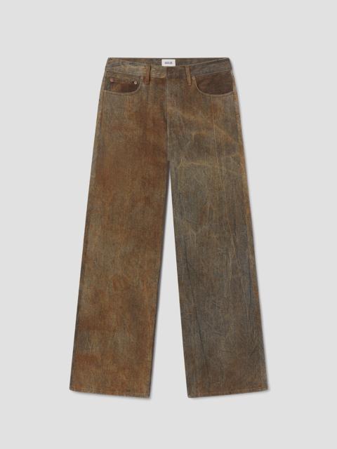 AGOLDE AFTON JEAN (COMFORT STRETCH) IN BARK