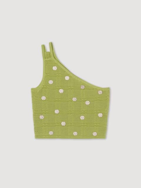 Sandro Knit crop top