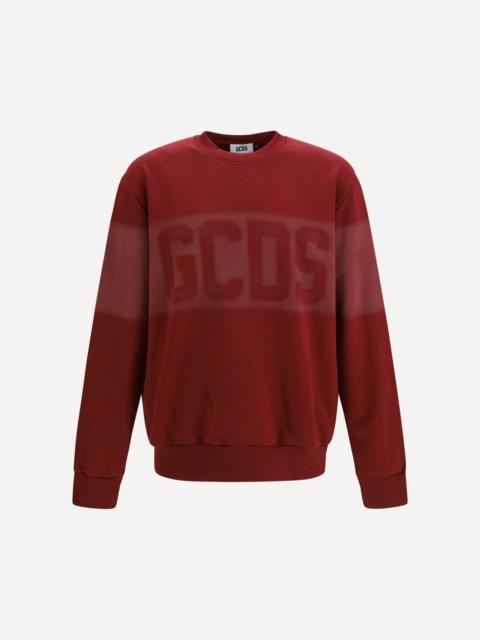 GCDS Logo Spray crewneck Sweatshirt