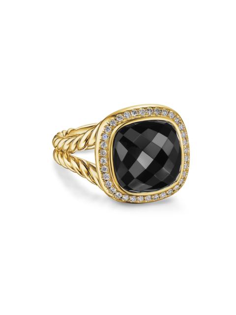 DAVID YURMAN Women's Albion Ring in 18K Yellow Gold - Black Onyx