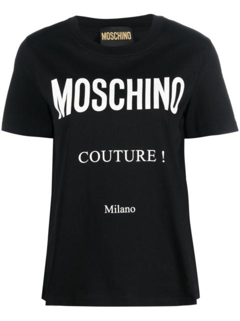 Moschino logo-print cotton T-shirt