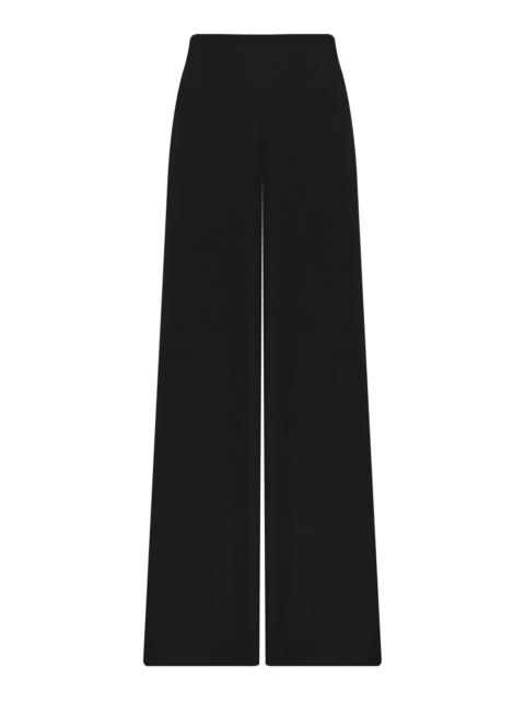ANDRES OTALORA Espacio Fiel Mid-Rise Wide-Leg Pants black