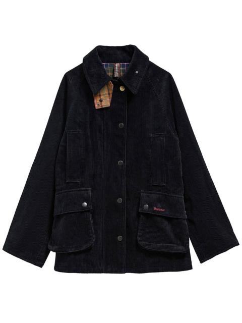 Barbour Barbour Beaufort corduroy jacket with tartan collar
