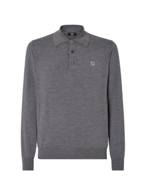 FENDI long-sleeve polo shirt