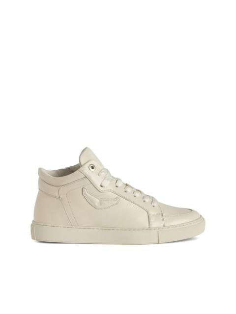 スニーカー Mid Fly On Sneakers - Zadig & Voltaire - Leather - White Zadig & Voltaire Mid Fly On Sneakers - Zadig & Voltaire