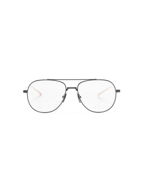 DITA metal pilot-frame glasses