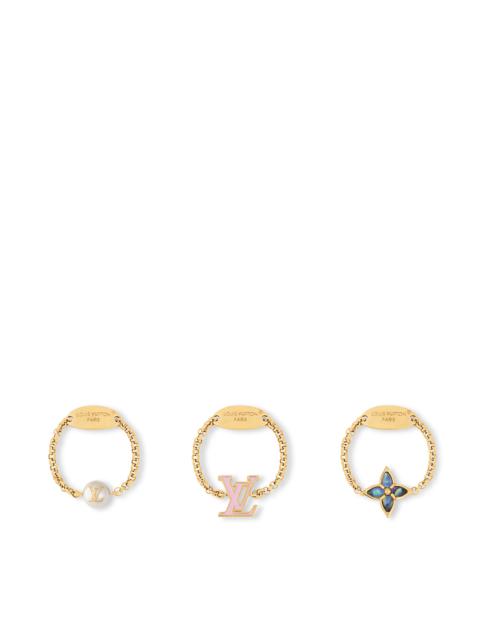 Louis Vuitton LV Layer Color ring set