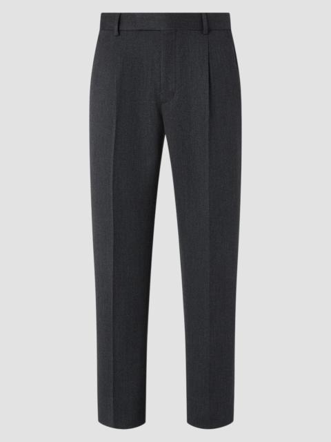 ZEGNA Men's Wool and Cashmere Pants - Dark Grey