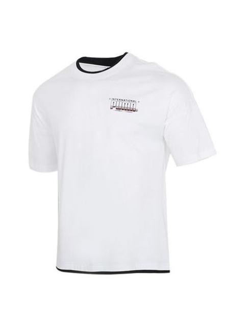 PUMA PUMA x Britto T-Shirt 'White Black' 532257-02