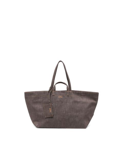 A.P.C. Drummer tote bag