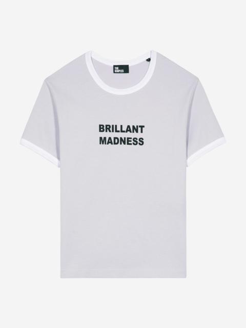 The Kooples T-SHIRT WITH LILAC SCREEN PRINT