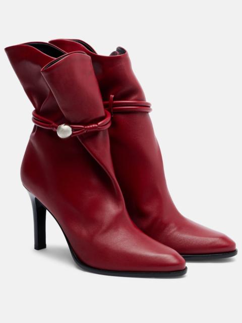 Isabel Marant Lolya 90 leather ankle boots