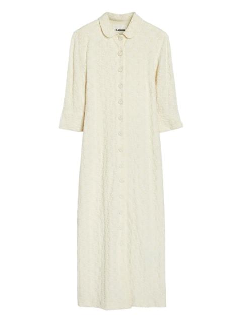 Jil Sander floral-embellished maxi dress