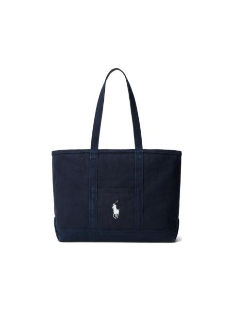 Polo Ralph Lauren embroidered-logo tote bag
