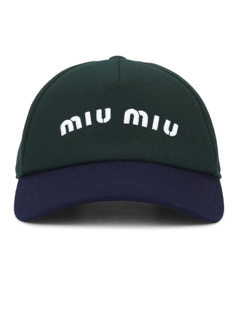 Miu Miu Logo Baseball Hat