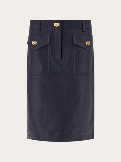 FERRAGAMO Nappa skirt