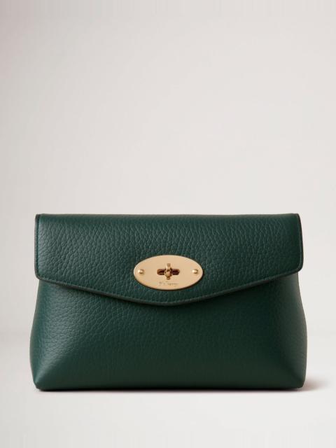 Mulberry Darley Cosmetic Pouch Mulberry Green Heavy Grain