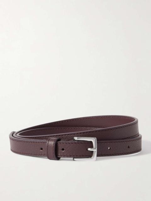 The Frankie Shop Jessie leather belt Purple