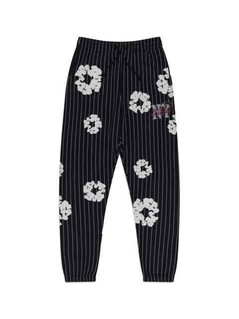 DENIM TEARS Yankees Cotton Wreath Sweatpants "Black" DT889