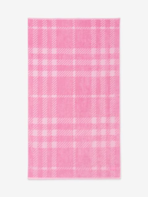Burberry Check Cotton Jacquard Towel
