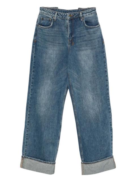 Ksubi Playback cuffed wide-leg jeans