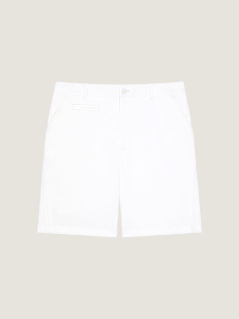 Givenchy COUTURE SEAM CHINO BERMUDA SHORTS IN COTTON
