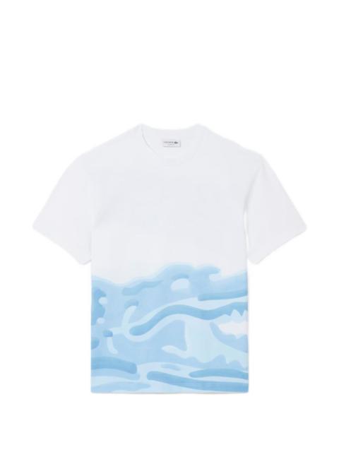 LACOSTE graphic-print T-shirt