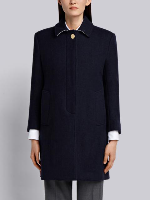 Thom Browne Unlined Stripe Wool Overcoat