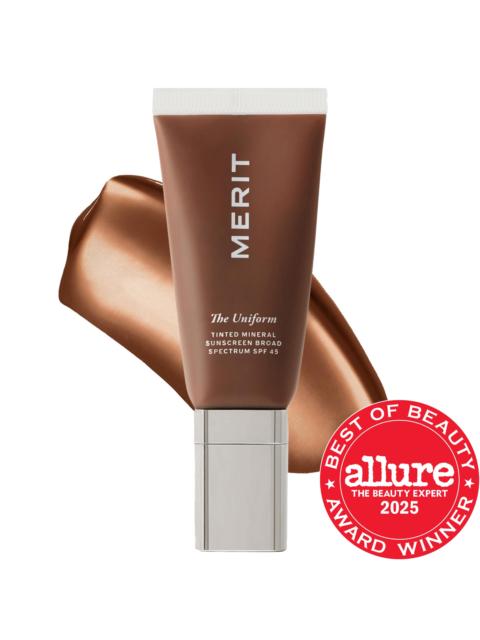 MERIT The Uniform™ Tinted Mineral Sunscreen Broad Spectrum SPF 45