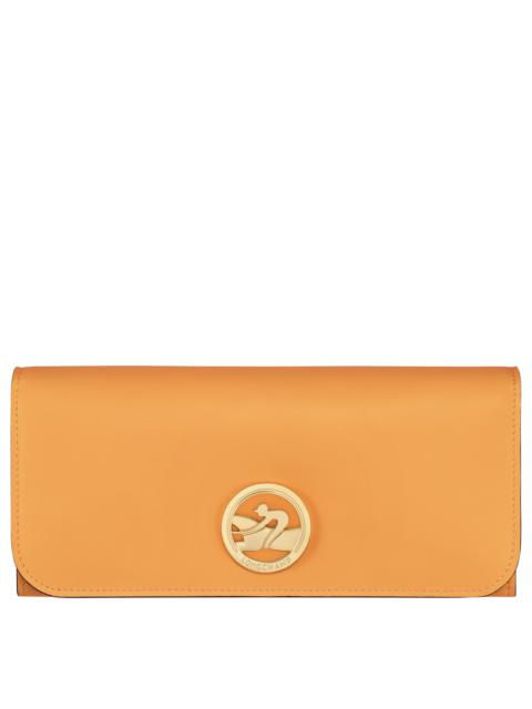 Box-Trot Continental wallet Apricot - Leather