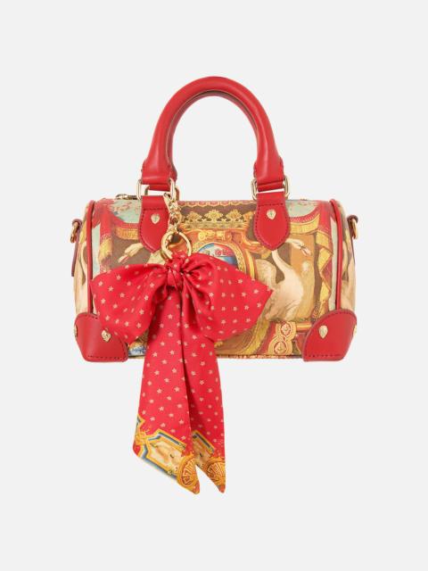CAMILLA BARREL BAG WITH LEATHER TRIMS LIFE’S RICH TAPESTRY