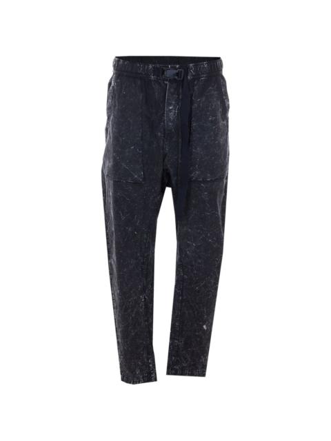 thom/krom marble-effect trousers