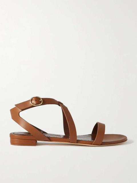 Manolo Blahnik Magalou leather sandals
