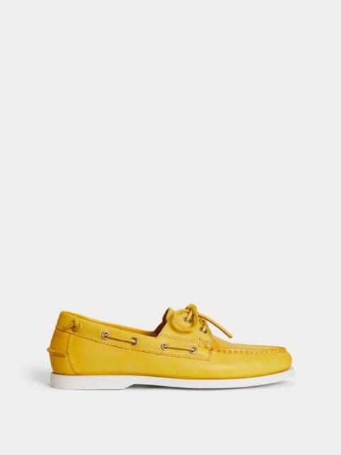 Polo Ralph Lauren Merton Dip-Dyed Leather Boat Shoe
