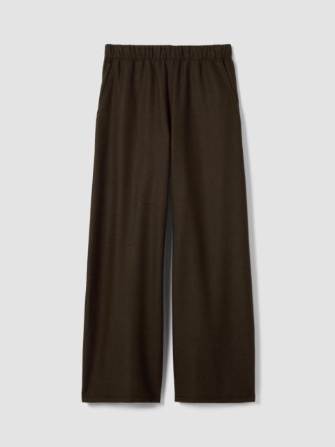 EILEEN FISHER Felted Wool Jersey Wide-Leg Pant